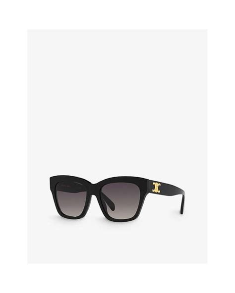 celine cl000403|CELINE Irregular Sunglasses CL000403 .